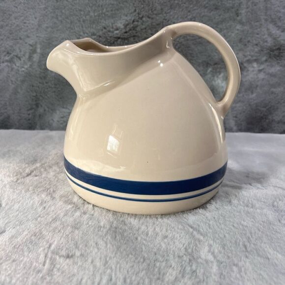 Hard to find Friendship Pottery water pitcher. c: 1973-
1996. Neat ball pitcher. - Picture 2 of 8